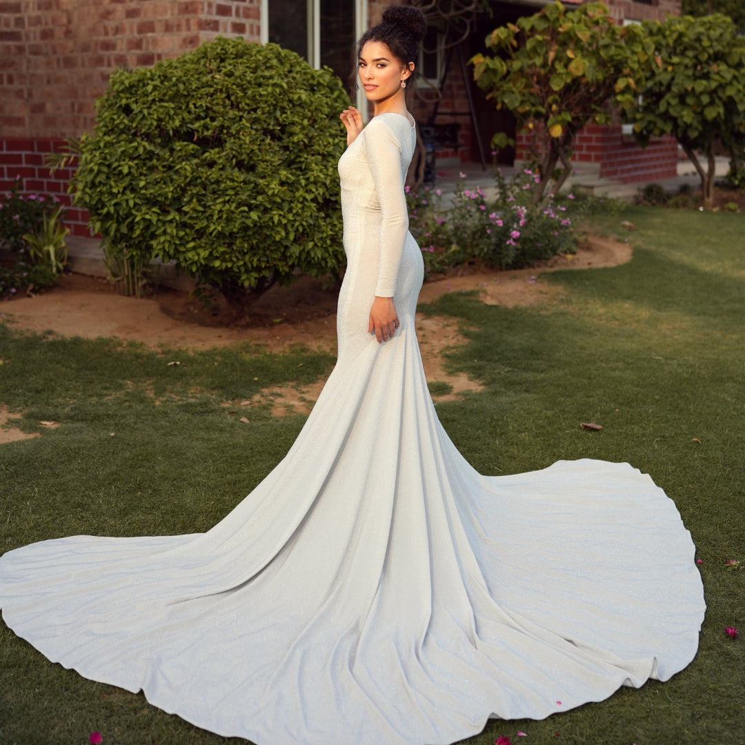 Silver Starlight Gown - Tessuto