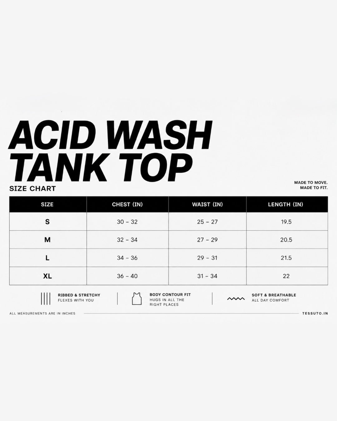 Acid Wash Tank Top