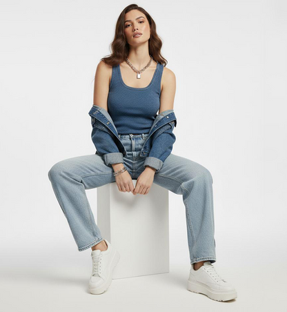 Acid Wash Tank Top - Tessuto