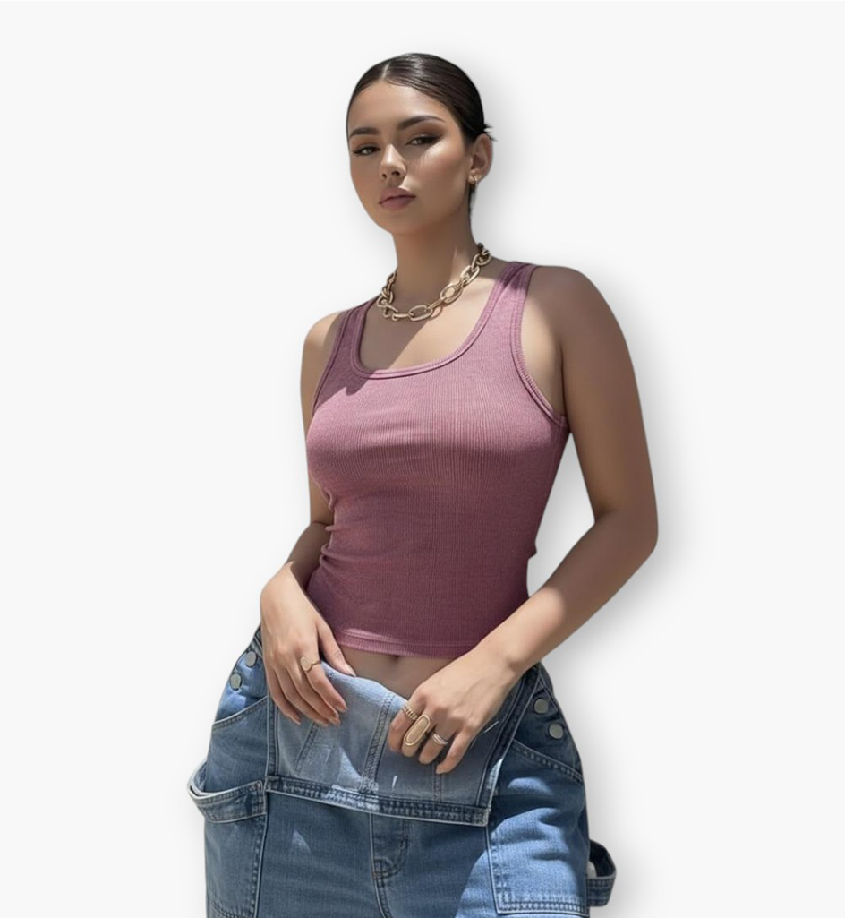Acid Wash Tank Top