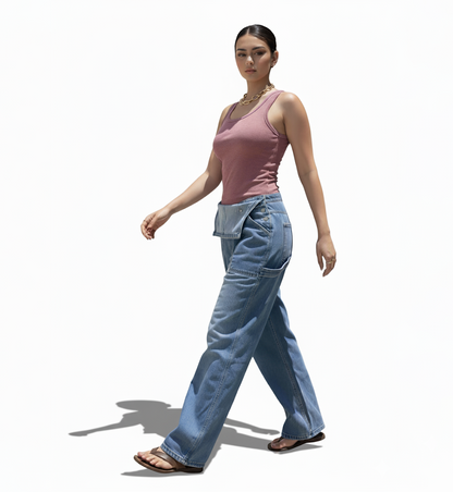 Acid Wash Tank Top - Tessuto