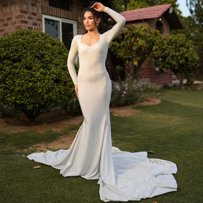 Silver Starlight Gown - Tessuto