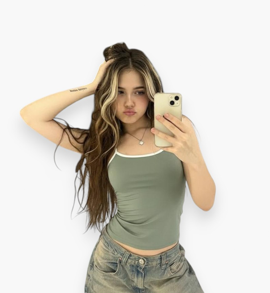 Two Toned Strappy Top - Tessuto