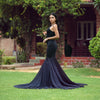 Buy Best Party Wear Gown Dress for Women - Oceanic Gleam Gown - Tessuto