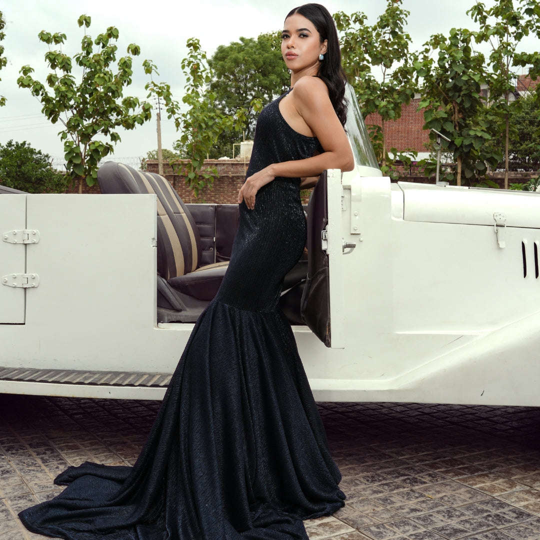 Oceanic Gleam Gown - Tessuto