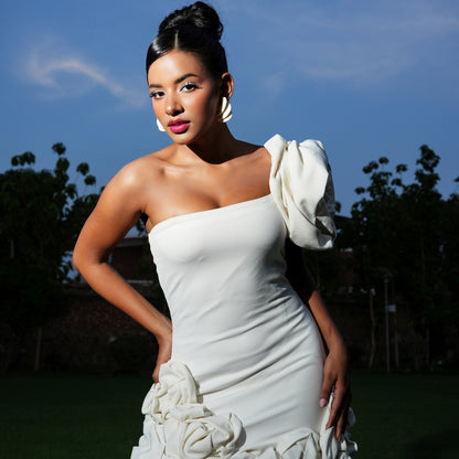 Gardenia Glam Gown - Tessuto