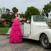 Pink Cascade Gown - Tessuto