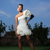Buy Best Party Wear Gown Dress for Women- Gardenia Glam Gown - Tessuto