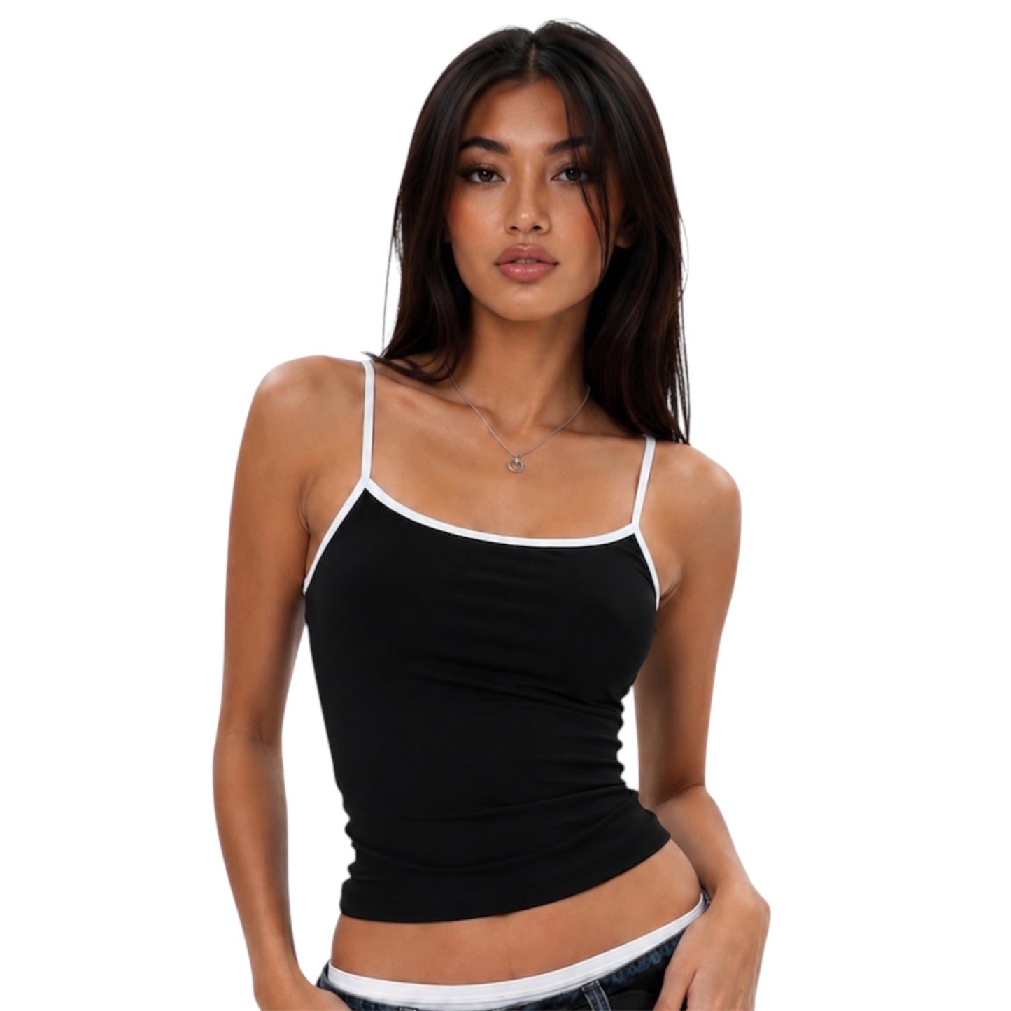 Two Toned Strappy Top