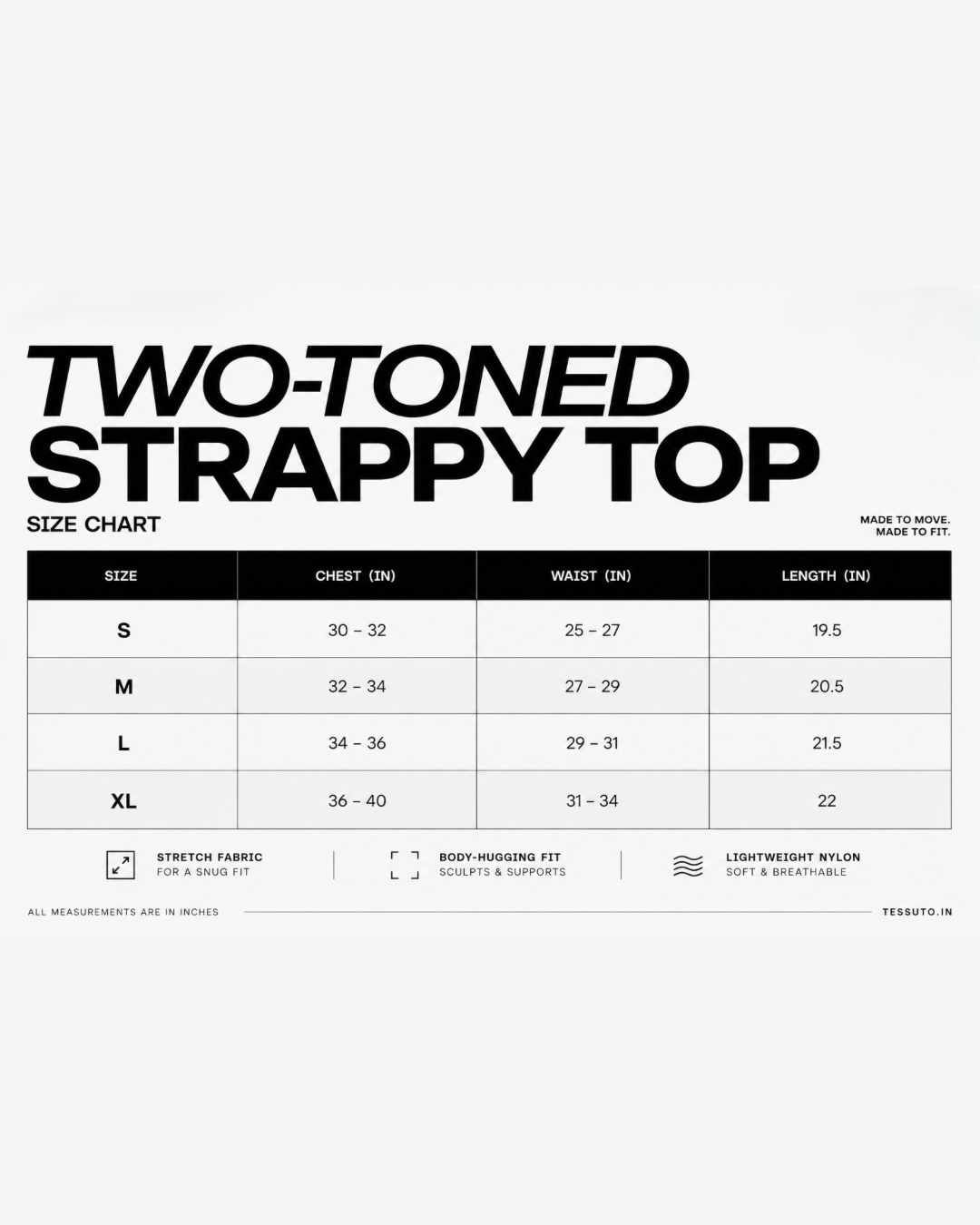 Two Toned Strappy Top
