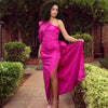 Fuchsia Flame Gown - Tessuto