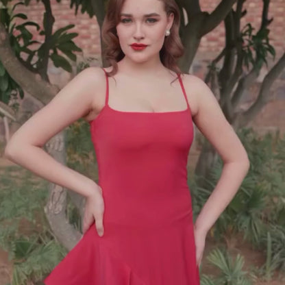 Crimson Siren Gown
