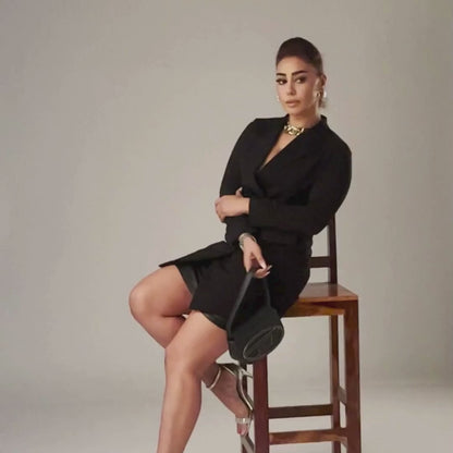 Black Coat Dress