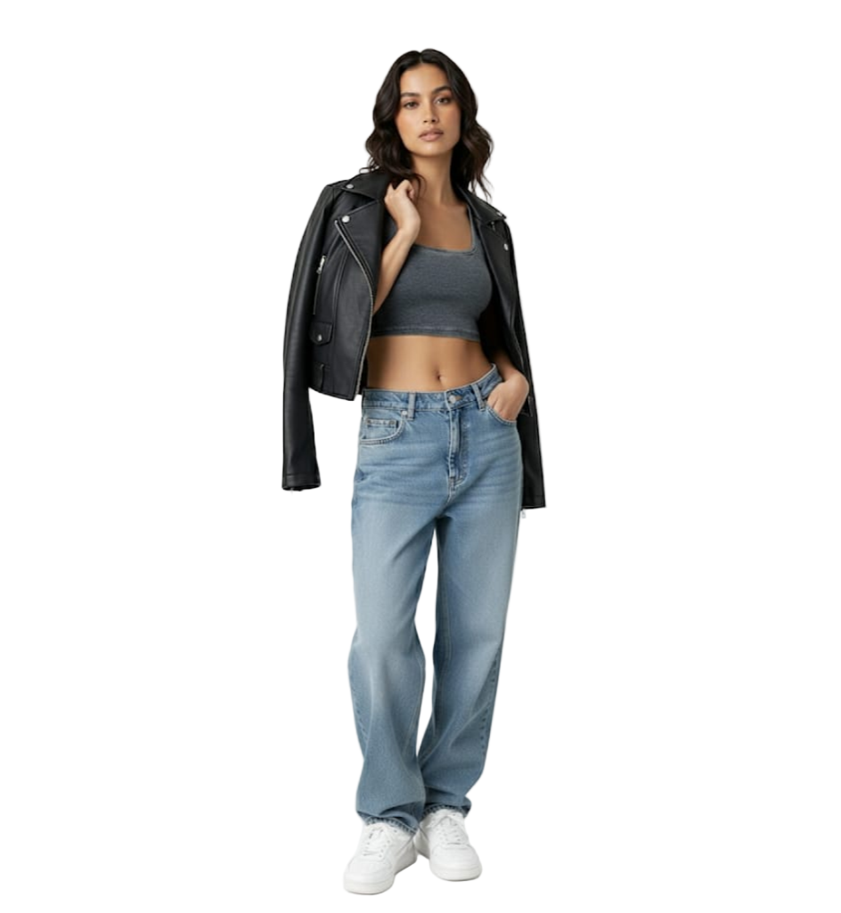 Acid Wash Tank Top (Crop) - Tessuto